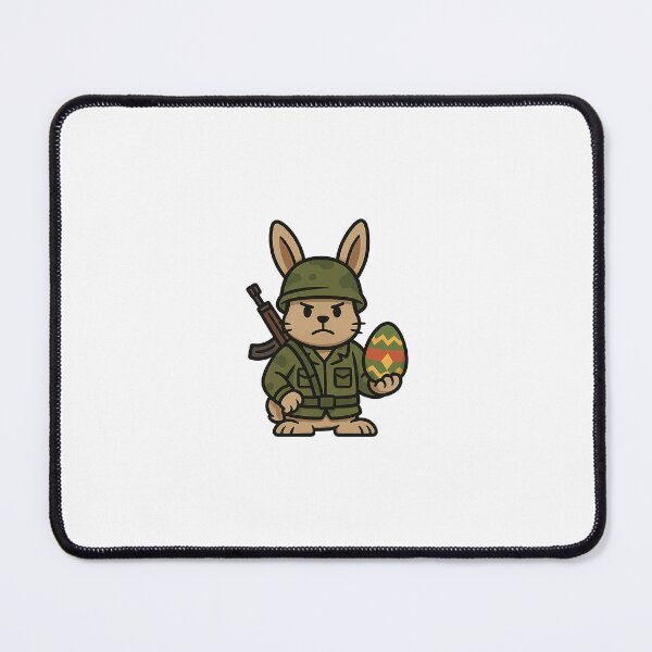Artikelvorschau, Osterhasen-Serie - Soldat Nr. 9 entworfen und verkauft von AnimalAttires.