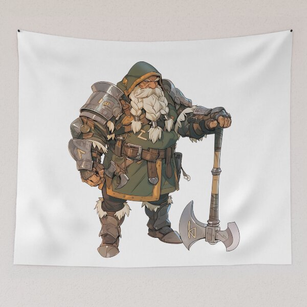 Item preview, Dwarf Mountain Guardian designed and sold by bapupa.