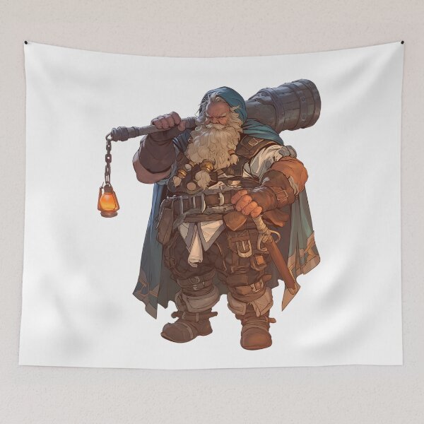 Item preview, DnD Dwarf Treasure Hunter designed and sold by bapupa.