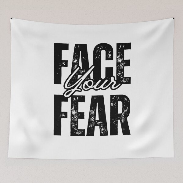 Item preview, Face Your Fear – Bold Motivational Typography designed and sold by Karim-Karem.