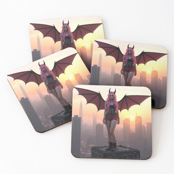 Item preview, Winged Guardian at Sunset designed and sold by e-not-shop.