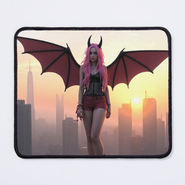 Item preview, Winged Guardian at Sunset designed and sold by e-not-shop.