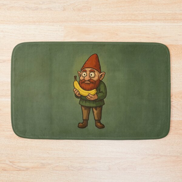 Item preview, Weird garden gnome with banana designed and sold by RekiStyle.