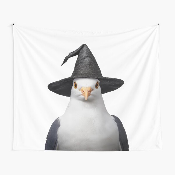 Artikel-Vorschau von Taube mit Halloween-Hexenhut, designt und verkauft von LazyOwlStore.