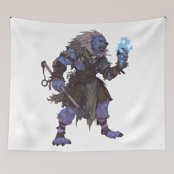 Item preview, Gnoll Necromancer Monster designed and sold by bapupa.
