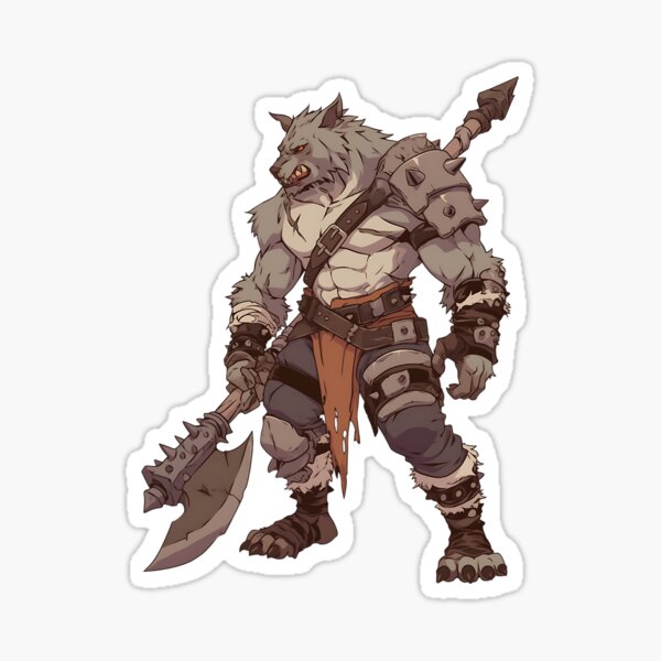 Gnoll Ravager Sticker