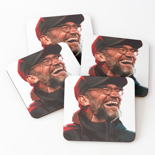 Item preview, Jurgen Klopp with cap laughing designed and sold by Creacas.