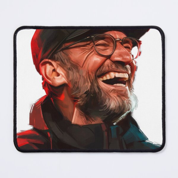 Item preview, Jurgen Klopp with cap laughing designed and sold by Creacas.