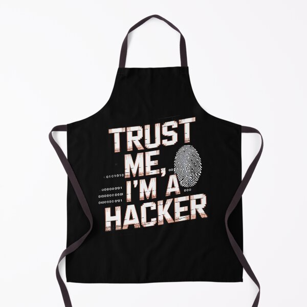 Item preview, Trust Me I’m a Hacker Art – Cybersecurity Hacker Quote with Glitch & Fingerprint Design designed and sold by pixelpopplanet.
