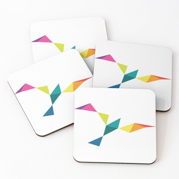 Item preview, Colourful Flying Bird Triangles designed and sold by Adam Hypki Design.