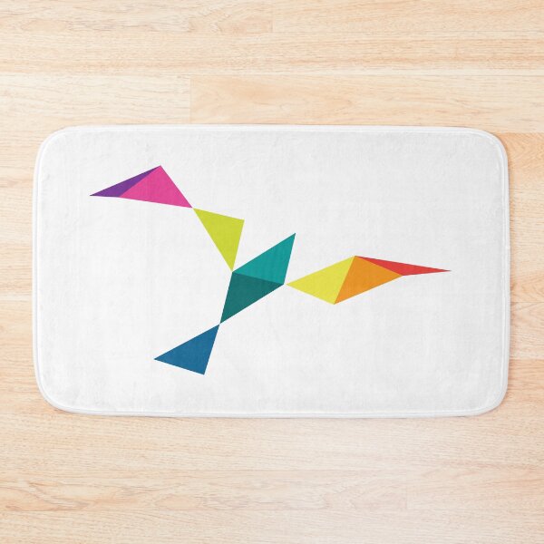 Item preview, Colourful Flying Bird Triangles designed and sold by Adam Hypki Design.
