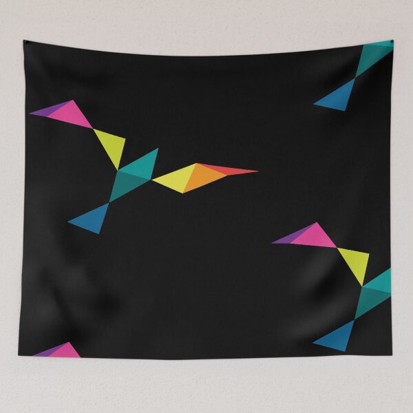 Item preview, Colourful Flying Bird Triangles designed and sold by Adam Hypki Design.
