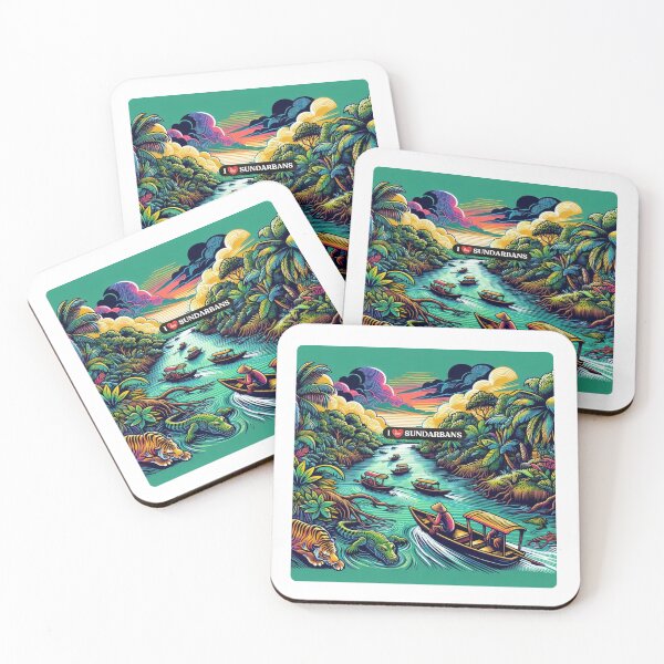 Item preview, Sundarbans Bangladesh AI Art – Perfect for Nature Lovers, Wildlife Fans & Scenic Vacation Clothing and Accessories designed and sold by knalpot-design.