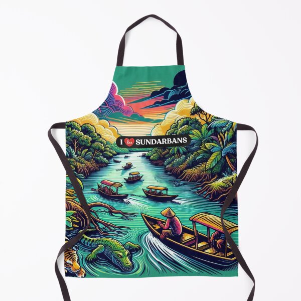 Item preview, Sundarbans Bangladesh AI Art – Perfect for Nature Lovers, Wildlife Fans & Scenic Vacation Clothing and Accessories designed and sold by knalpot-design.