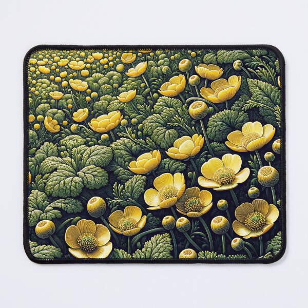 Item preview, Field of Yellow Wildflowers designed and sold by M-Y-A-R-T-.