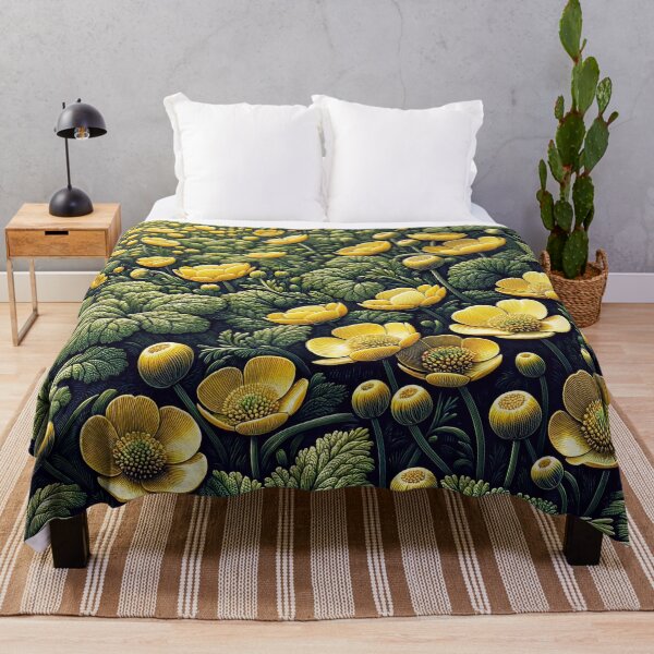 Item preview, Field of Yellow Wildflowers designed and sold by M-Y-A-R-T-.