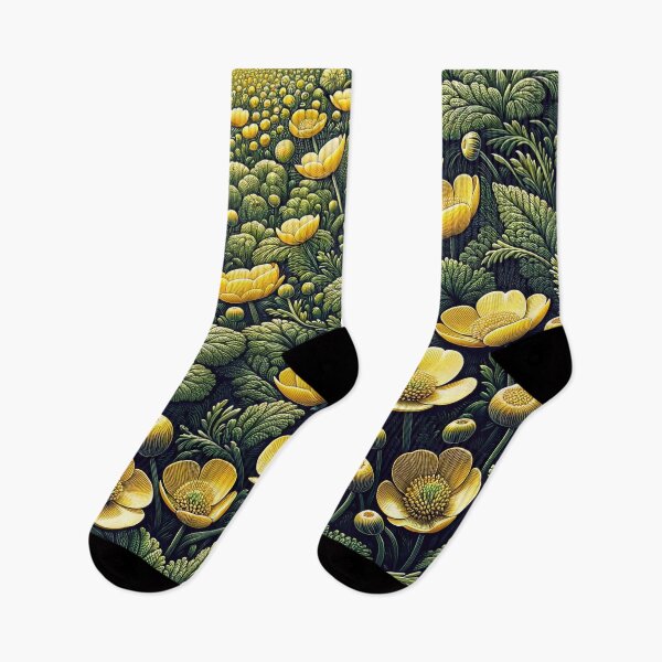 Item preview, Field of Yellow Wildflowers designed and sold by M-Y-A-R-T-.
