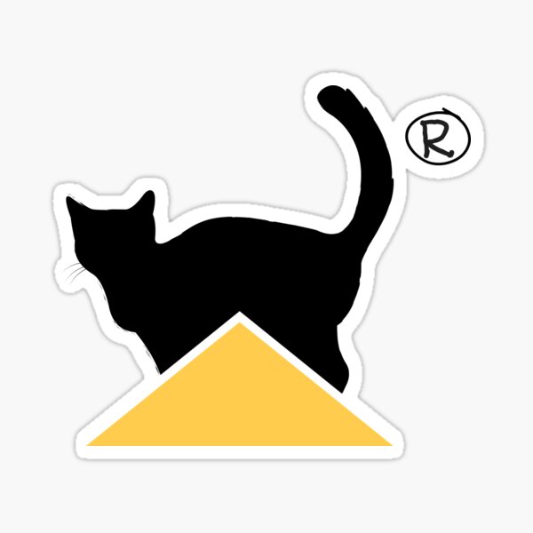 Artikel-Vorschau von Baukatze – Wenn Ihr Haustier gelbe Dreiecke liebt, designt und verkauft von Floter80.
