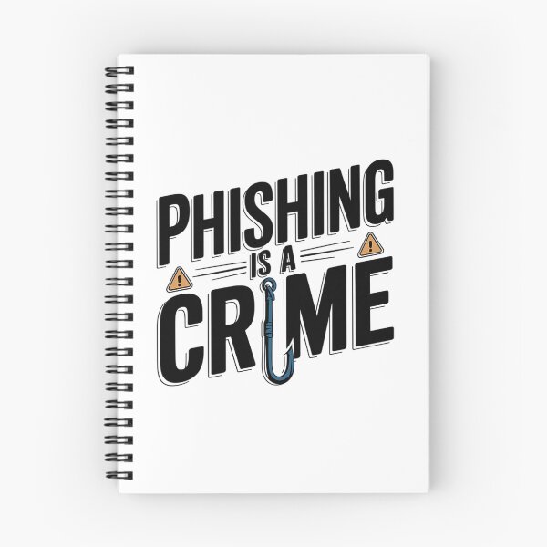 Item preview, Phishing Is a Crime Art – Cybersecurity Awareness Design with Hook Graphic for Ethical Hackers & IT Pros designed and sold by pixelpopplanet.