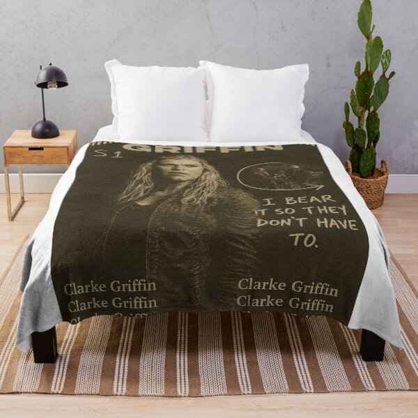 Artikelvorschau, Clarke Griffin Zitat Poster – Ich ertrage es, damit sie es nicht müssen entworfen und verkauft von The100Society.