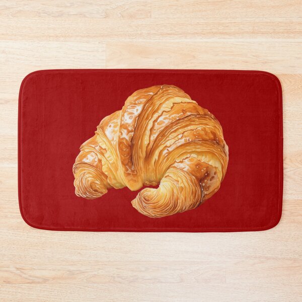 Item preview, Watercolor Butter Croissant designed and sold by Violet Peonies.
