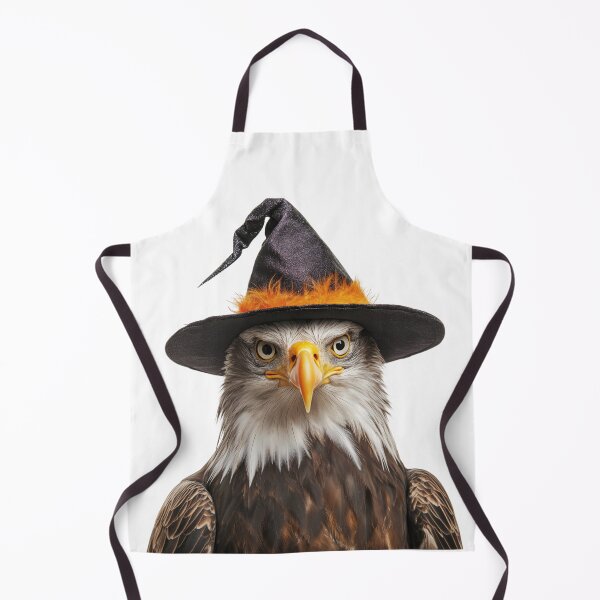 Item preview, Eagle Wearing Halloween Witch Hat designed and sold by LazyOwlStore.