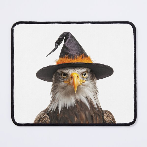 Item preview, Eagle Wearing Halloween Witch Hat designed and sold by LazyOwlStore.