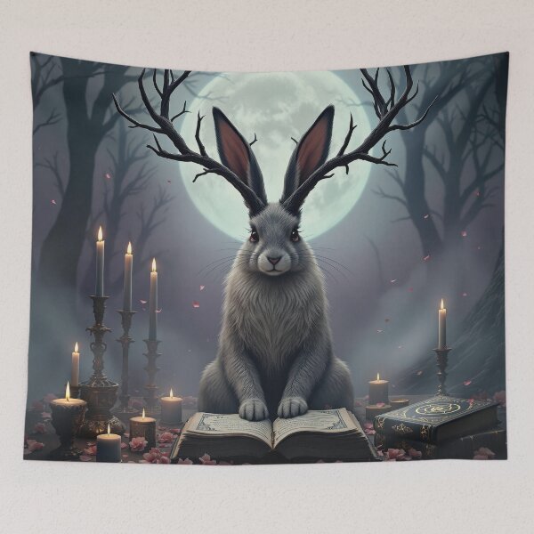 Item preview, Jackalope with Original Text designed and sold by HabitableMoons.