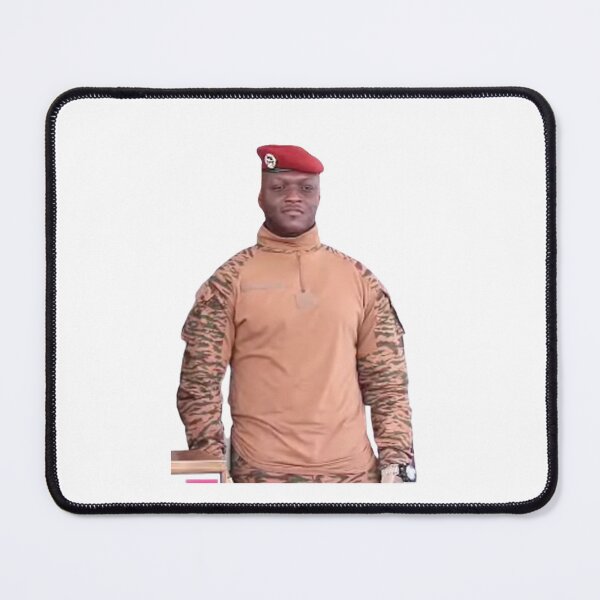 Item preview, Ibrahim Traore, Burkina Faso President designed and sold by ArtistrySky.