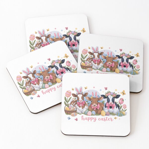 Item preview, Highland Cows Happy Easter! designed and sold by fribabywonder.