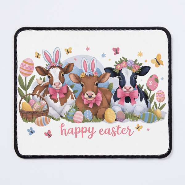 Item preview, Highland Cows Happy Easter! designed and sold by fribabywonder.