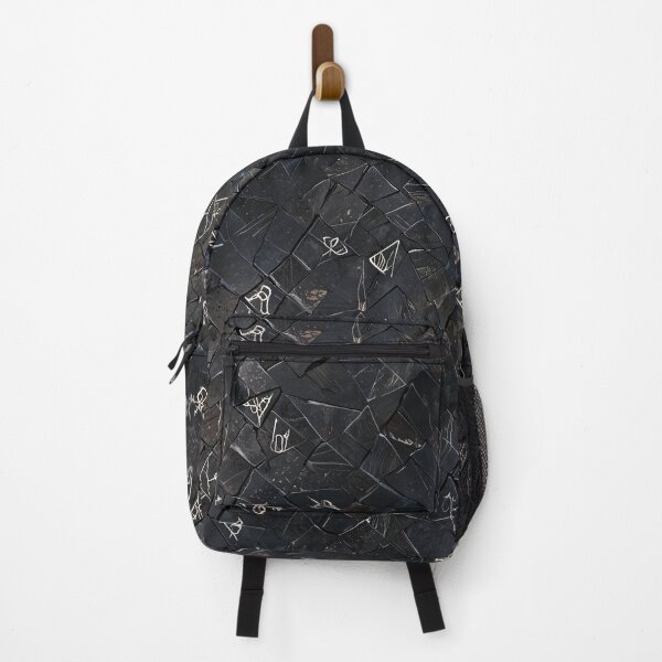Item preview, Black basalt tiles, ancient characters designed and sold by CoolPixels.