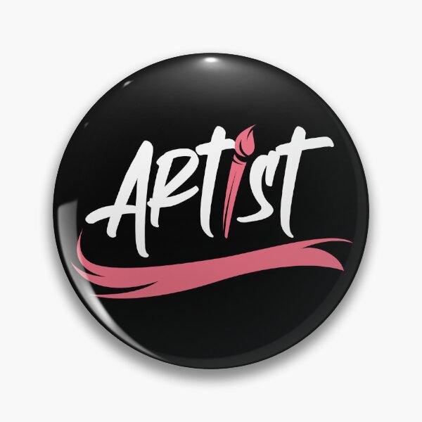 Item preview, Artist with brush - artist logo for creatives designed and sold by AndreMi.