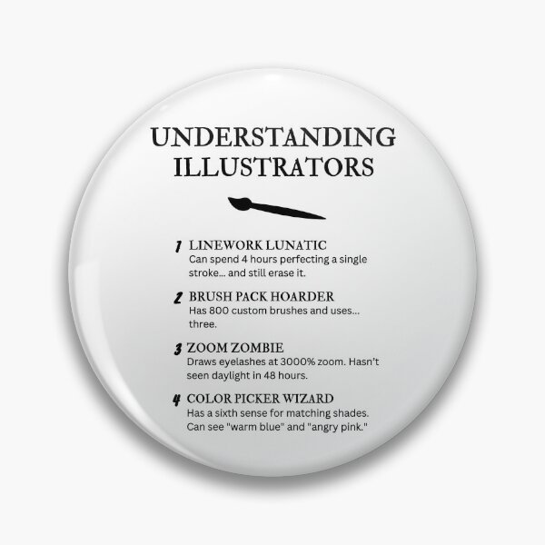 Item preview, Funny Illustrator Definitions – Digital Artist Humor Design designed and sold by PsyFlow35.
