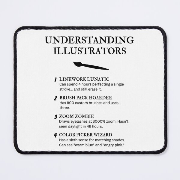 Item preview, Funny Illustrator Definitions – Digital Artist Humor Design designed and sold by PsyFlow35.