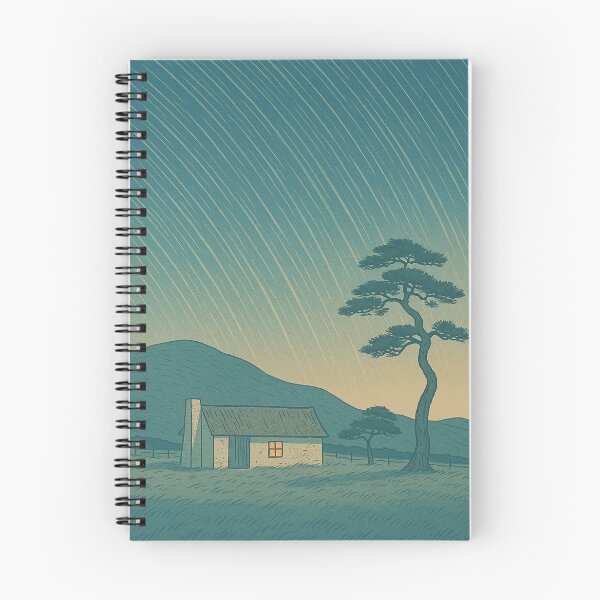 Item preview, Orroral Homestead – Vintage Night Sky Illustration designed and sold by MRageebArt.