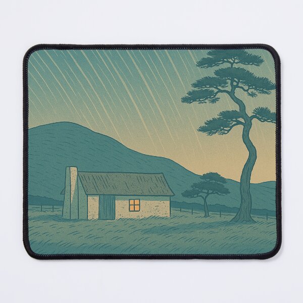Item preview, Orroral Homestead – Vintage Night Sky Illustration designed and sold by MRageebArt.