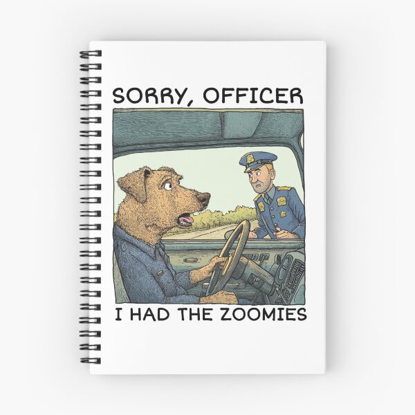 Item preview, Funny Dog Zoomies designed and sold by RockFireMerch.
