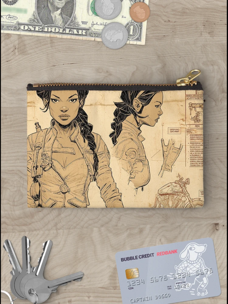 Thumbnail 3 of 4, Zipper Pouch, Engineered for the Ride - Ride by Design designed and sold by SteadyRolling.