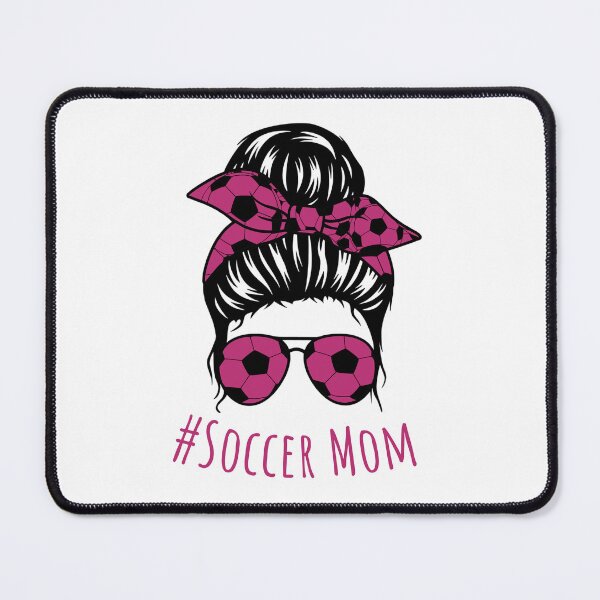 Item preview, Funny Women Soccer Mom Life Bonus Mom Mothers Day sporting Mom Messy Bun  designed and sold by KAYDEE01212 ✨.