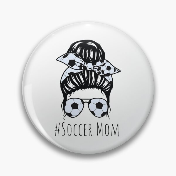 Item preview, Funny Women Soccer Mom Life Bonus Mom Mothers Day sporting Mom Messy Bun  designed and sold by KAYDEE01212 ✨.