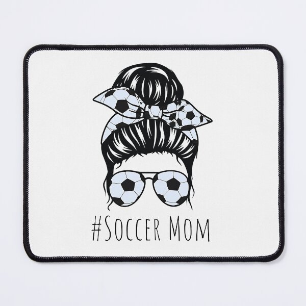 Item preview, Funny Women Soccer Mom Life Bonus Mom Mothers Day sporting Mom Messy Bun  designed and sold by KAYDEE01212 ✨.