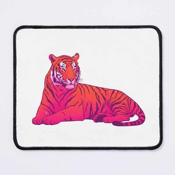 Item preview, Pink and Orange Tiger – Bold & Colorful Pop  designed and sold by svarupa.