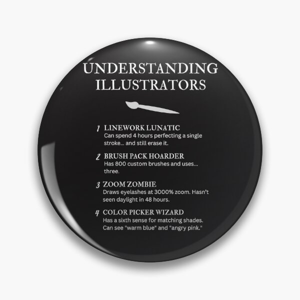 Item preview, Funny Illustrator Definitions – Digital Artist Humor Design - Black designed and sold by PsyFlow35.