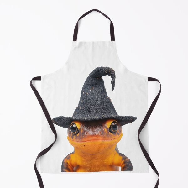 Item preview, Eastern Newt Wearing Halloween Witch Hat designed and sold by LazyOwlStore.