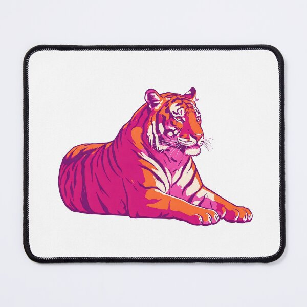 Item preview, Pink and Orange Tiger – Bold & Colorful Pop  designed and sold by svarupa.