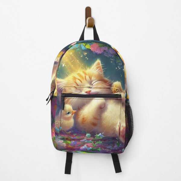 Item preview, Sleeping Kitten Among Chicks designed and sold by M-Y-A-R-T-.