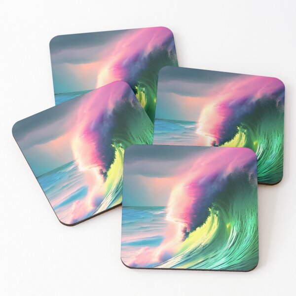 Item preview, Chromatic Currents: A Bold and Vibrant Masterpiece - Original Ocean Art Image - Rare Find designed and sold by Bridie  OBrien.