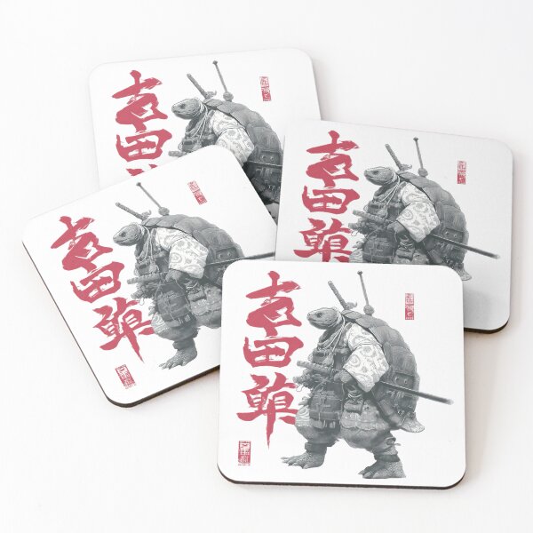 Item preview, Samurai Turtle Japanese Kanji designed and sold by RockFireMerch.
