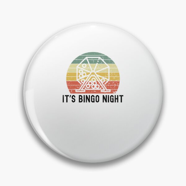 Item preview, It's Bingo night funny bingo player retro sunset machine designed and sold by snowry.